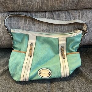 Rosetta shoulder bag with a myriad of pockets - holds a ton!